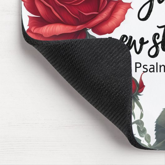 Er gibt mir neue Kraft Mousepad (Ecke)