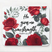 Er gibt mir neue Kraft Mousepad (Vorne)