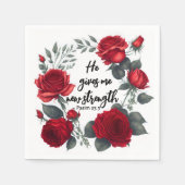 Er gibt mir neue Kraft Serviette (Vorderseite)