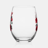 Er gibt mir neue Kraft Weinglas Ohne Stiel (Links)