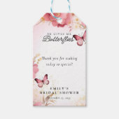 Er gibt mir Schmetterlinge Brautparty Geschenkanhänger (Vorderseite)