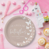 Er gibt mir Schmetterlinge Brautparty Pappteller (Party)