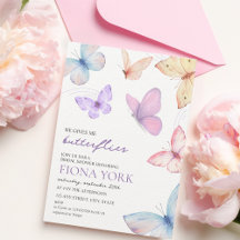 Er gibt mir Schmetterlinge Chic Elegant Brautparty