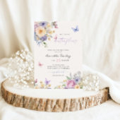 Er gibt mir Schmetterlinge Pastel Brautparty Einladung