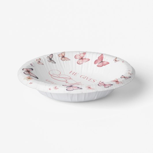 Er gibt mir weiche, rosa Brautpartys Pappteller (Gewinkelt)