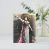 Er ging so postkarte (Stehend Vorderseite)