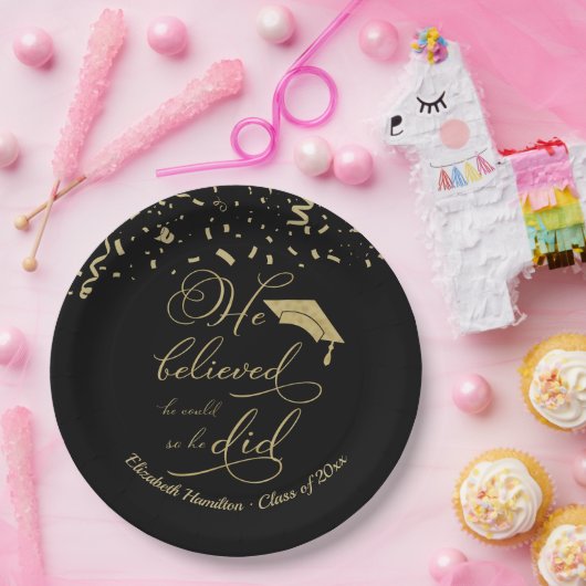 Er glaubte, er könnte also Grad Party machen Pappteller (Party)