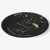 Er glaubte, er könnte also Grad Party machen Pappteller (Schrägansicht)