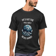Er Got die ganze Welt in seinen Händen