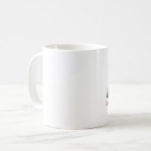 Er got erfolgte Weise ein ratial Kaffeetasse (Vorderseite Links)