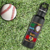 Er Got es von seiner Mama, Baseball stolz Mutter Edelstahlflasche