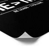Er größer als - er führt folgen - christlich poster (Ecke)