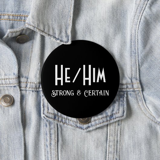 ER/HABM: Starker und bestimmter runder schwarzer K Button (Beispiel)