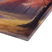 Er hat alles schöne Bibelfallen Bäume gemacht Schneidebrett (Ecke)