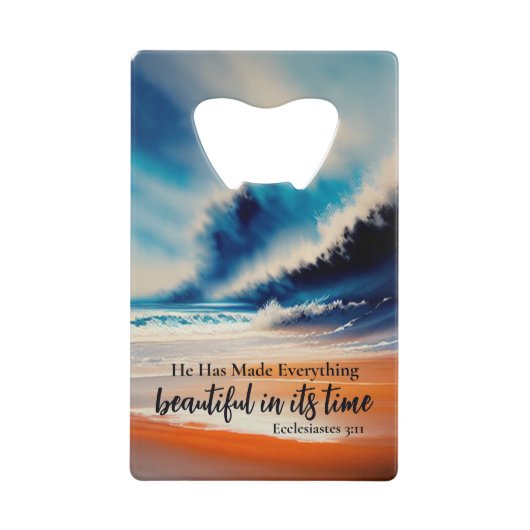 Er hat alles schöne Flasche geöffnet Geldbeutel Flaschenöffner (Vorderseite)