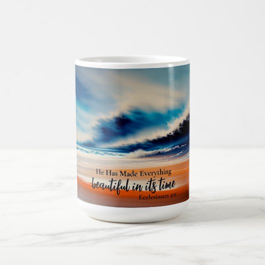 Er hat alles schöne Kaffee-Tasse gemacht Kaffeetasse (Mittel)