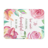 Er hat alles schöne Kirchen gemacht 3:11 Magnet (Horizontal)