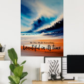 Er hat alles schöne Poster gemacht (Heimbüro)