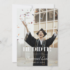 ER HAT DIE EINLADUNG DER BILDUNGSPARTEI UNTERNOMME