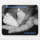 Er hat die ganze Welt in seinen Händen Mousepad (Vorne)