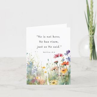 Er hat die geflochtene Weihnachtskarte mit Aquarel Feiertagskarte