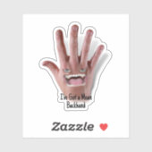 Er hat eine Gemeine Rückhand! Aufkleber (Blatt)