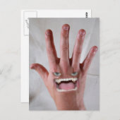 Er hat eine Gemeine Rückhand! Postkarte (Vorne/Hinten)