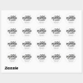 Er hat gefragt Sticker | Silber Diamant (Blatt)