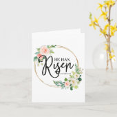 Er hat Matthew 286 Flora Christlich Ostern Da Karte (Gelbe Blume)