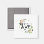 Er hat Matthew 286 Flora Christlich Ostern Da Magnet (Vorderseite/Rückseite)