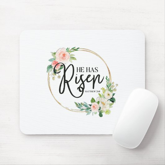 Er hat Matthew 286 Flora Christlich Ostern Da Mousepad (Mit Mouse)