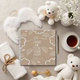 Er hat mich auserwählt, deine Mutter zu sein beige Notizblock