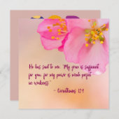 Er hat mir Christliche florale Inspiration gesagt (Vorne/Hinten)