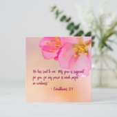 Er hat mir Christliche florale Inspiration gesagt (Stehend Vorderseite)