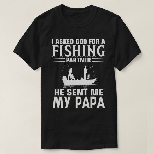 Er hat mir mein PAPA geschickt T-Shirt (Design vorne)