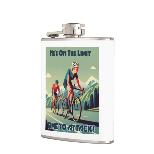 Er hat nur eine begrenzte Zeit, um Frauen mit dem Flachmann (Links)