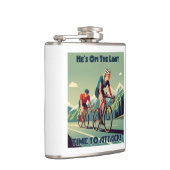 Er hat nur eine begrenzte Zeit, um Frauen mit dem Flachmann (Rechts)