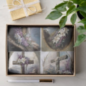 Er hat Osterübergänge rissen Seidenpapier (Geschenk)