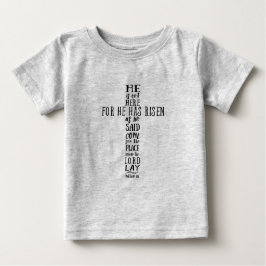 Er hat Risen - Matthew 28:6 Baby T-shirt
