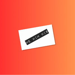 Er hat sein Retro Label Grafik Rechteckiger Aufkleber