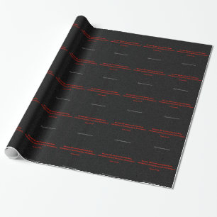 Er hat sein Wort abgesandt Geschenkpapier