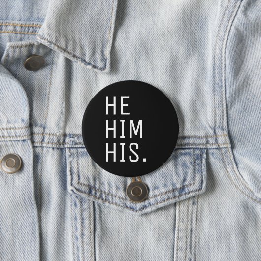 Er hat seinen Pronomen Button (Beispiel)