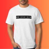 Er hat seinen Retro-Label-T - Shirt