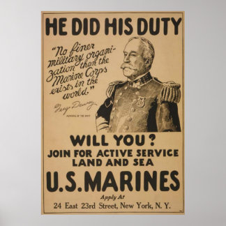 Er hat seinen Willen getan Poster