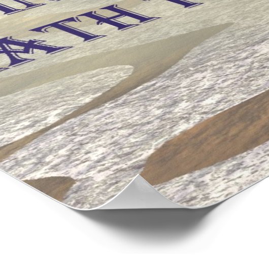 Er hat triumphiert poster (Ecke)