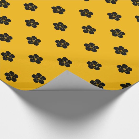 Er hatte Rose Geschenkpapier (Ecke)