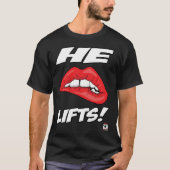 Er hebt an! T-Shirt (Vorderseite)