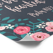 Er heilt den gebrochenen herzhaften Psalm 147:3 Poster (Ecke)