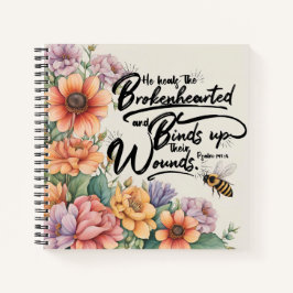 Er heilt die zerbrochene 8,5 x 8,5 Spirale Notizblock