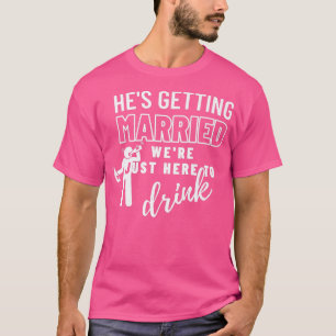 Er heiratet Hochzeitsfeier Junggesellenabschied G T-Shirt